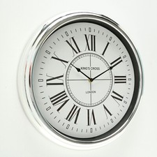 Home affaire Wanduhr (rund, Ø 40 cm, römische Ziffern)