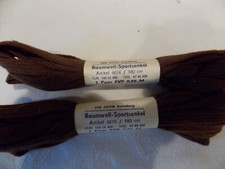 Ddr flache schnürsenkel - schnürsenkel, braun