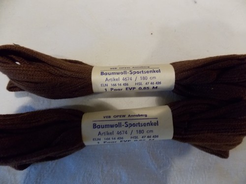 Ddr flache schnürsenkel braun - ddr/flache,