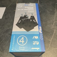 4x Abstellstütze Stützfuss Stützbock Set für Anhänger Bauwagen Wohnagen Deichsel