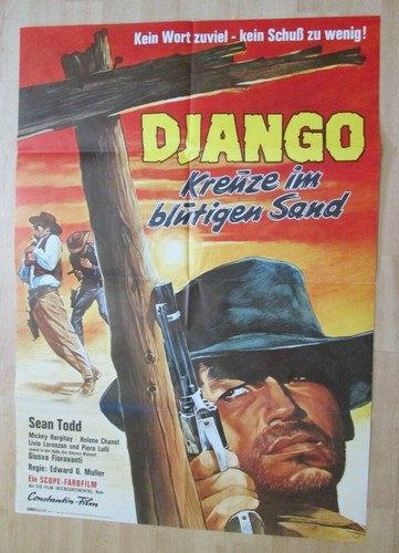 Filmplakat django kreuze im - -,