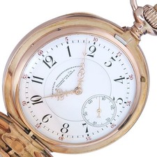 A. Lange & Söhne Glashütte Taschenuhr Deutsche Uhrenfabrikation Savonettetasc...