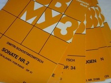 Konvolut 7 Vols für Klavier