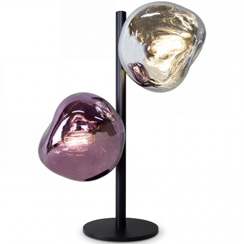 Tischlampe glas weiß - tischlampe,
