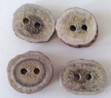 4 Trachtenknöpfe echte