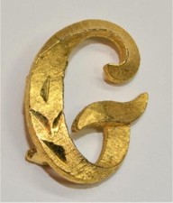 Gestempelt Mamselle Goldfarbig