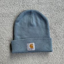 CARHARTT Herren 90er Retro Mütze Beanie Wintermütze Strickmütze 24104 Blau