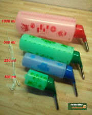 Trinkflasche Kugeltränke Wasserspender Hasentränke Nagertränke versch. Größen