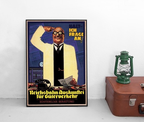 Poster deutsche reichsbahn - poster,