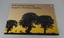Großprospekt golf cabrio - i,