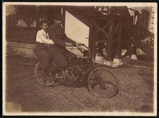 Fotografie Motorrad Wanderer