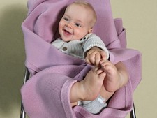 Baby Decke Strick aus