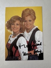 MARIa UND MARGOT HELLWIG Originalautogramm