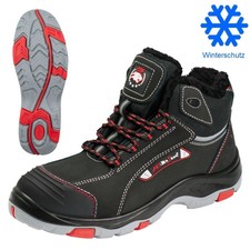 Arbeitsschuhe Winterschuhe Winterstiefel Sicherheitsschuhe Leder Gefüttert S1