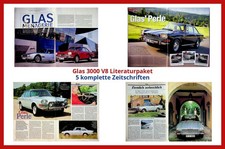 Glas 3000 V8 Literaturpaket - 4 komplette Zeitschriften