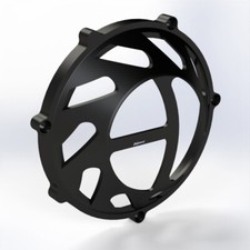 Ducati Kbike Kupplung Kupplungsdeckel "Blade" schwarz NEU - clutch cover NEW