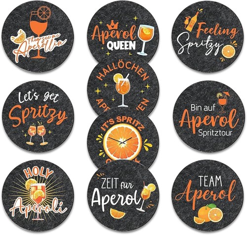 Aperol untersetzer 10er set - 10er,