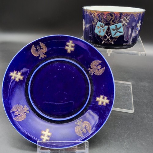 Luneville teetasse dunkelblau - teetasse,