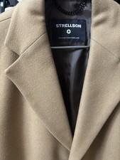Strellson Herren Mantel Kaschmir Camel 48 Neu 