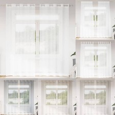2x Gardinen Stores Vorhang mit