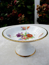 Sehr schöne Bareuther Bavaria Schale/Anbietschale m. Sockel,florale Blumenmuster