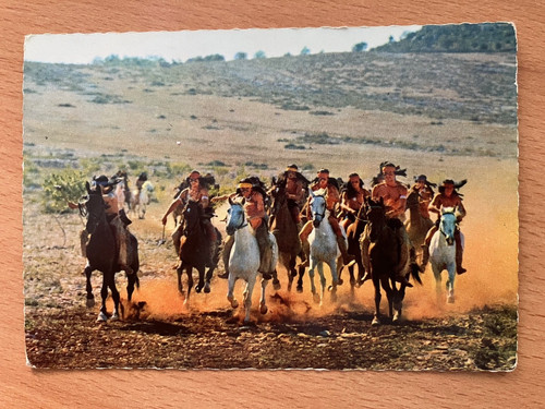 Postkarte einer szene aus - szene,