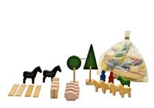 DDR Holzspielzeug Bauernhof