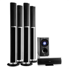 Heimkino System 5.1 Lautsprecher Surround Sound USB SD Bluetooth 145 W RMS AUX