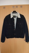 levis Herren Fell-jeansjacke Gr. XL Truckerjacke tiefblau gebraucht
