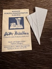 Porzellan Brosche von Hütter Porzellan Kleinste Porzellanmanufaktur Europas