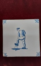 Antike Kachel Fliese Holland