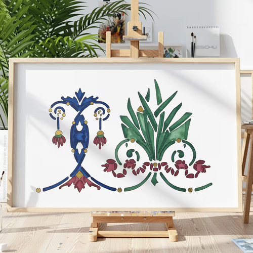 Ornamente muster v222 - ornamente,
