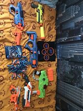 6 NERF WAFFEN MIT TREFFSCHEIBE