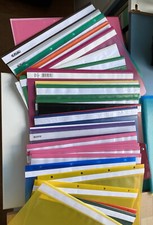 Heftsammler Mappe Pferde rosa mit vielen bunten Mappen dabei heftschoner 24 Heft