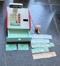 Kasse Spielzeug mit Scanner Geld und Bankkarten Spielzeug Kinder Kasse