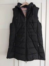 Gil Bret, Damenweste mit Kapuze, Gr. 46, schwarz, Neu
