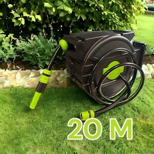 Gartenschlauch 20 Meter Automatikschlauch Schlauchtrommel Wasserschlauch Garten