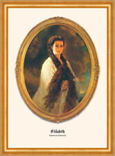 Sisi Sissi Elisabeth um 1864 Kaiserin Österreich K&K Monarchie Ludwig 21 Rahmen