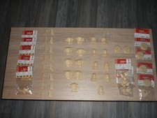 EGGER Eckelemente Ahorn Endstücke Innenecke Außenecke Heizkörperrosette 4 cm