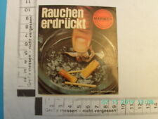 Aufkleber Rauchen erdrückt Barmer Anti Raucher gegen Zigaretten