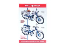 Nsu Quickly S S 2 Moped Werbe Plakat 50er 60er Jahre