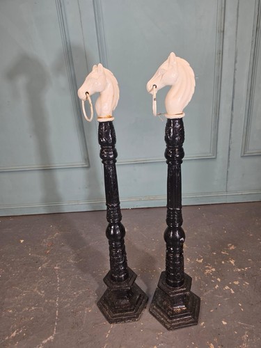 Gusseisen metall pferd - pferd, tor