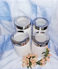 4er XXL Keramik  Vorratsdosen