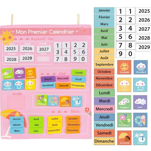 Wandkalender stoff kinder - wandkalender,