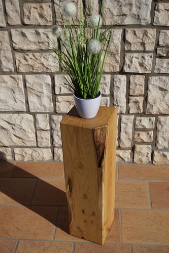 Dekosäule holz akazie - dekosäule,