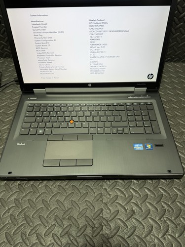Elitebook 8760w intel core - 8760w,