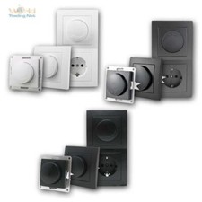 Unterputz DimmerSchalter matt Serie FLAIR 230V/300W UP-Dimmer Lichtschalter 230V