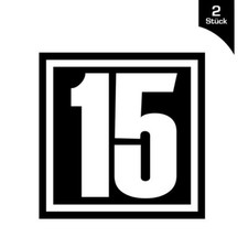 2x Startnummer DT Auto