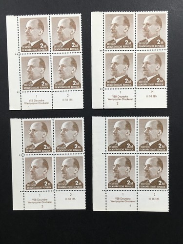 Ddr ulbricht 1482 dv1 - a, dv1/4