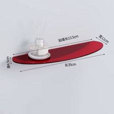 Buntes Acryl Schweberegal Wandbehang Brett Bad Dusche Regale Toilette